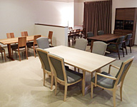 カリモク家具　新横浜ショールーム3F　インテリアフロア　ダイニングテーブル